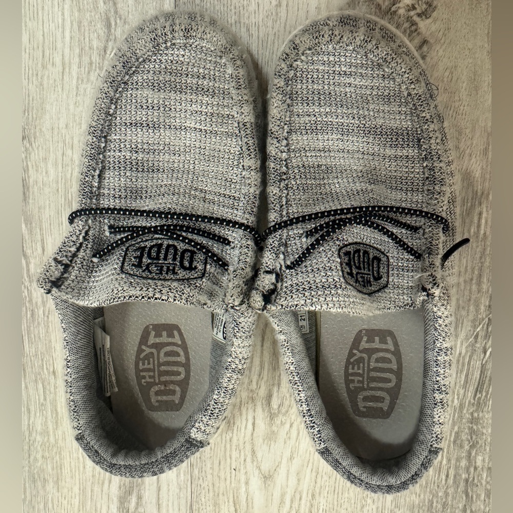 Hey Dude Gray Casual Shoes